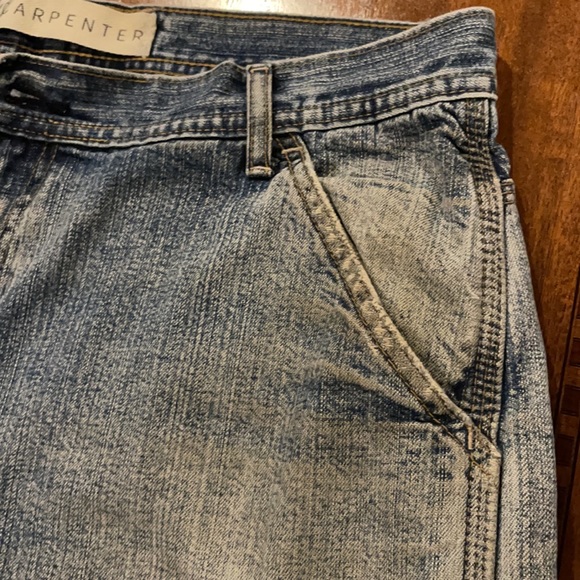 Arizona carpenter style blue jean shorts Size 34 - Picture 3 of 14